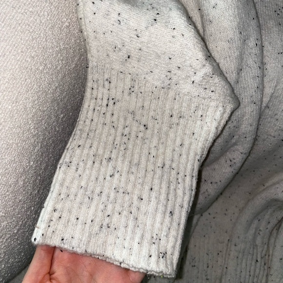 LOFT Speckled Turtleneck Poncho Sweater - Picture 5 of 13